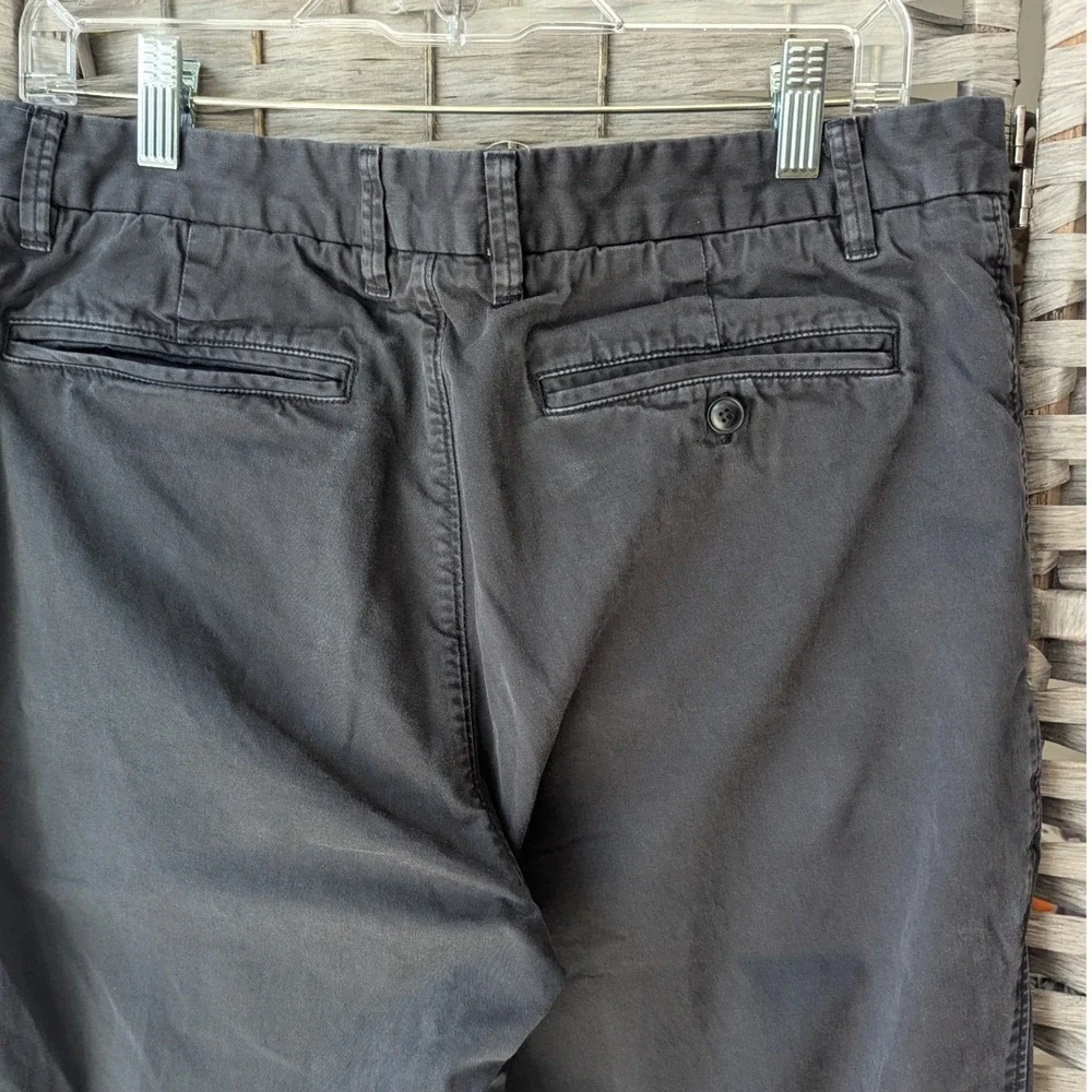 Everlane Slim Fit Chino Pants Charcoal Gray Cotton Twill‎ Mens 33x32 Minimalist